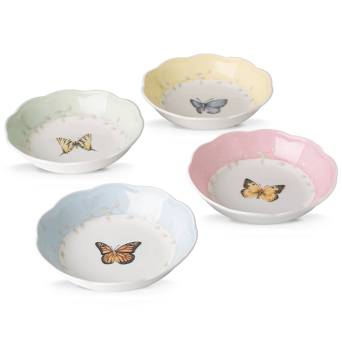 Scalloped Fruit Bowls, Set of 4 - Image 4