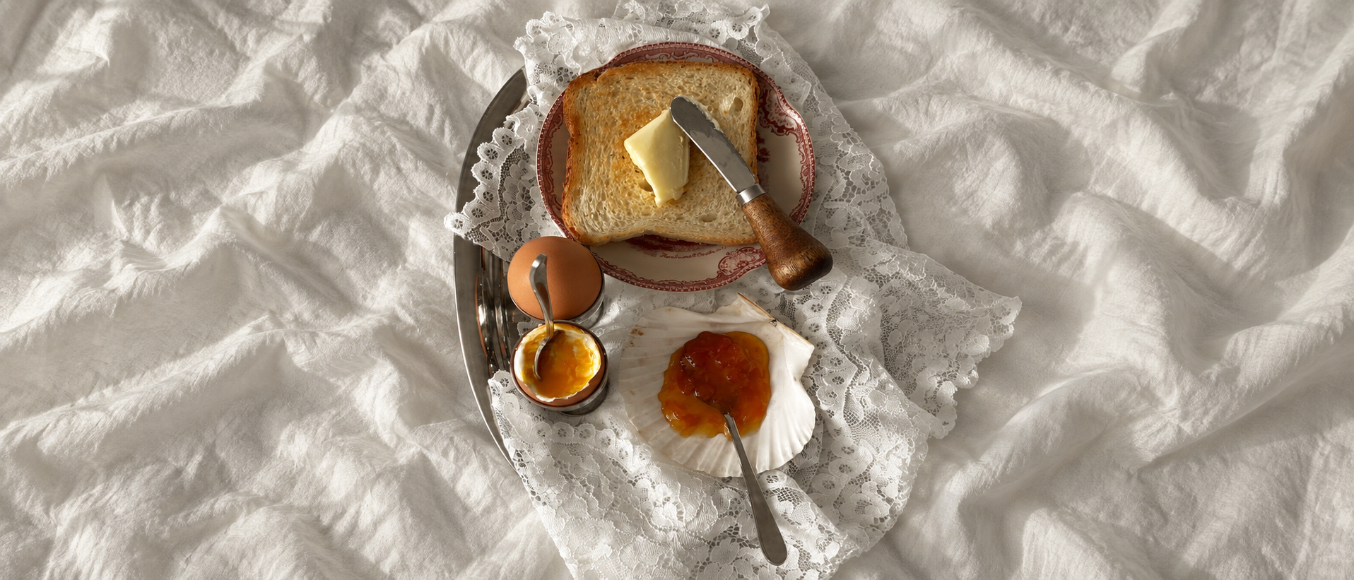 Dining table with considered tableware