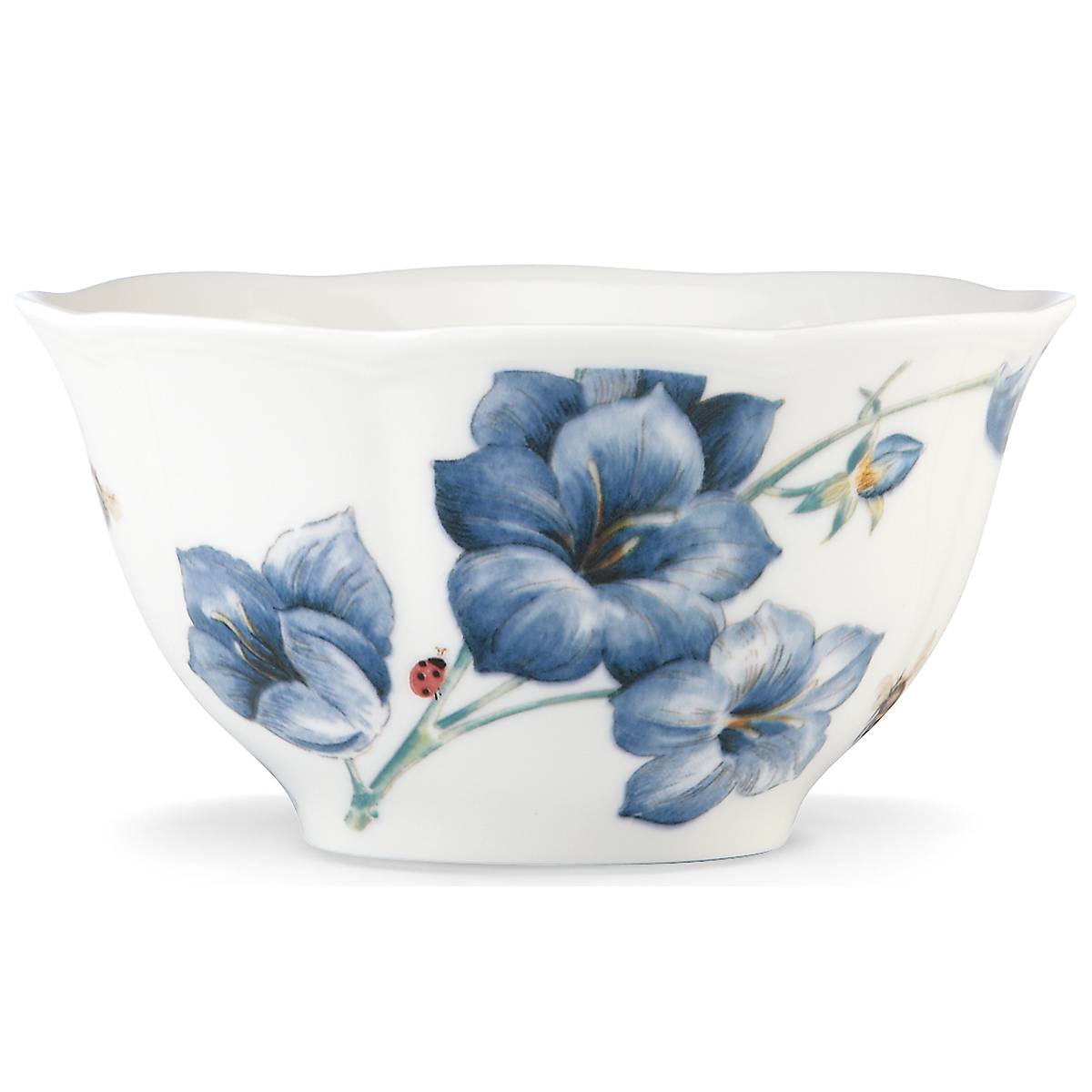 Blue Floral Rice Bowl - Image 3