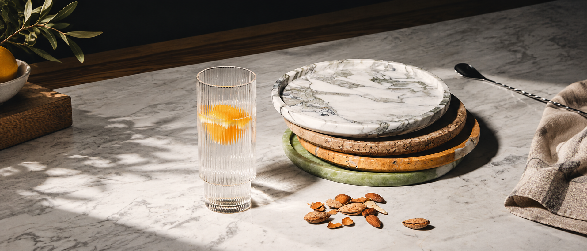 Tableware details and dining setting