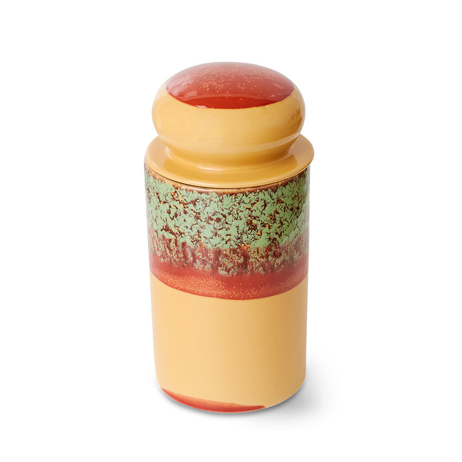 Tall Stoneware Storage Jar - Image 2
