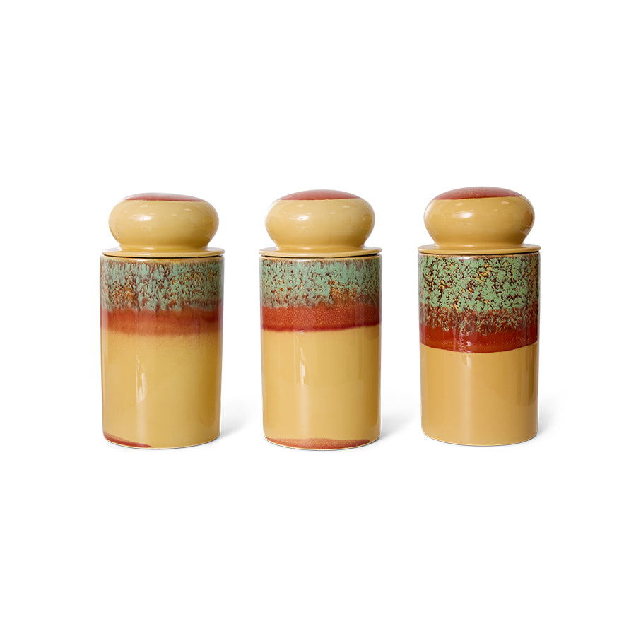Tall Stoneware Storage Jar - Image 3
