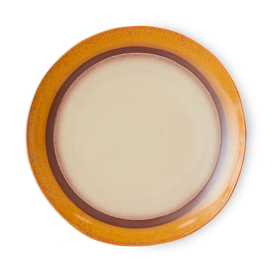 Cream Reactive Glaze Dinner Plates - Set of 2 - Image 2